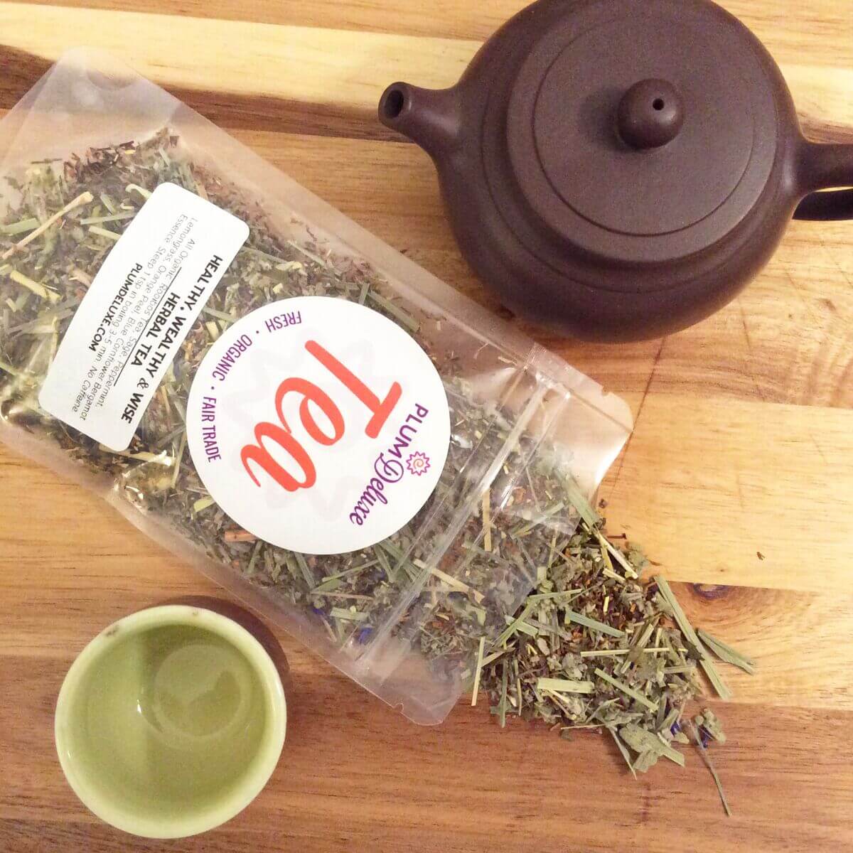 Healthy, Wealthy, & Wise Herbal Tea (Bergamot - Sage - Lemongrass - Mint)